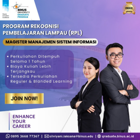 Program Rekognisi Pembelajaran Lampau (RPL) MMSI Binus University ...