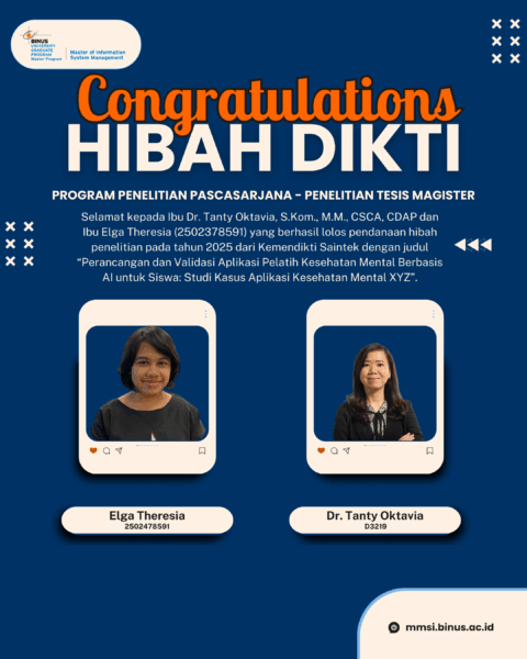 Hibah Dikti “Perancangan dan Validasi Aplikasi Pelatih Kesehatan Mental Berbasis AI untuk Siswa: Studi Kasus Aplikasi Kesehatan Mental XYZ”